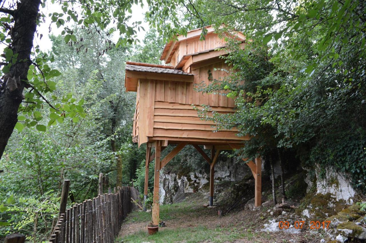 Bed and Breakfast Nuits perchées à Laroque Saint-Antoine-de-Breuilh Esterno foto